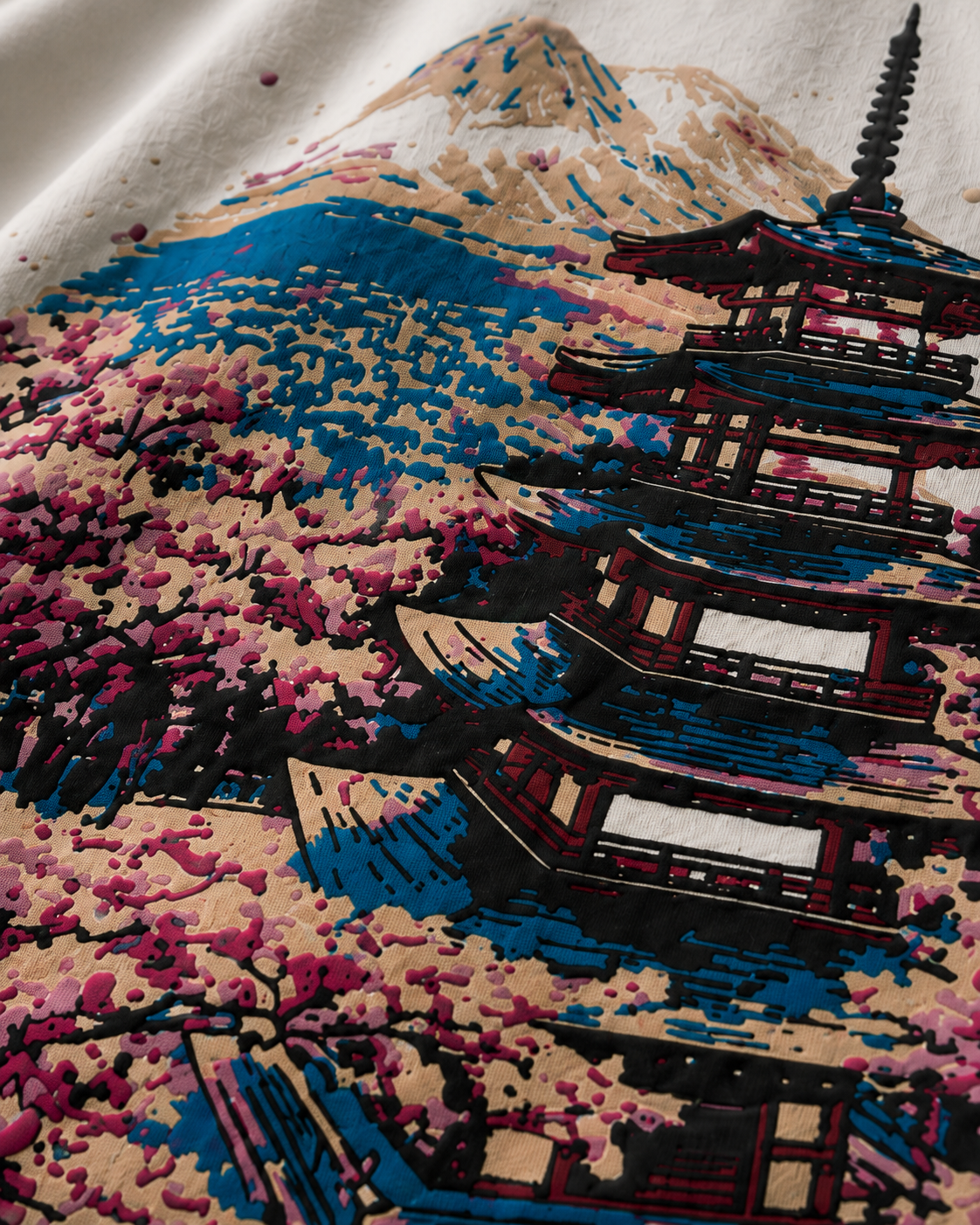 Cherry Blossom — oversized tee