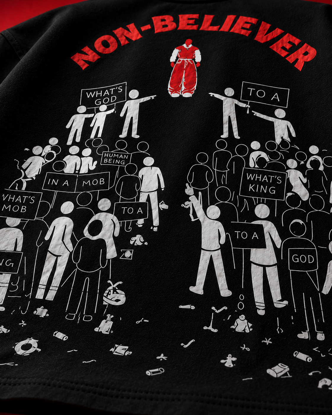 Non Believer — oversized tee