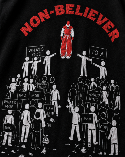 Non Believer — oversized tee